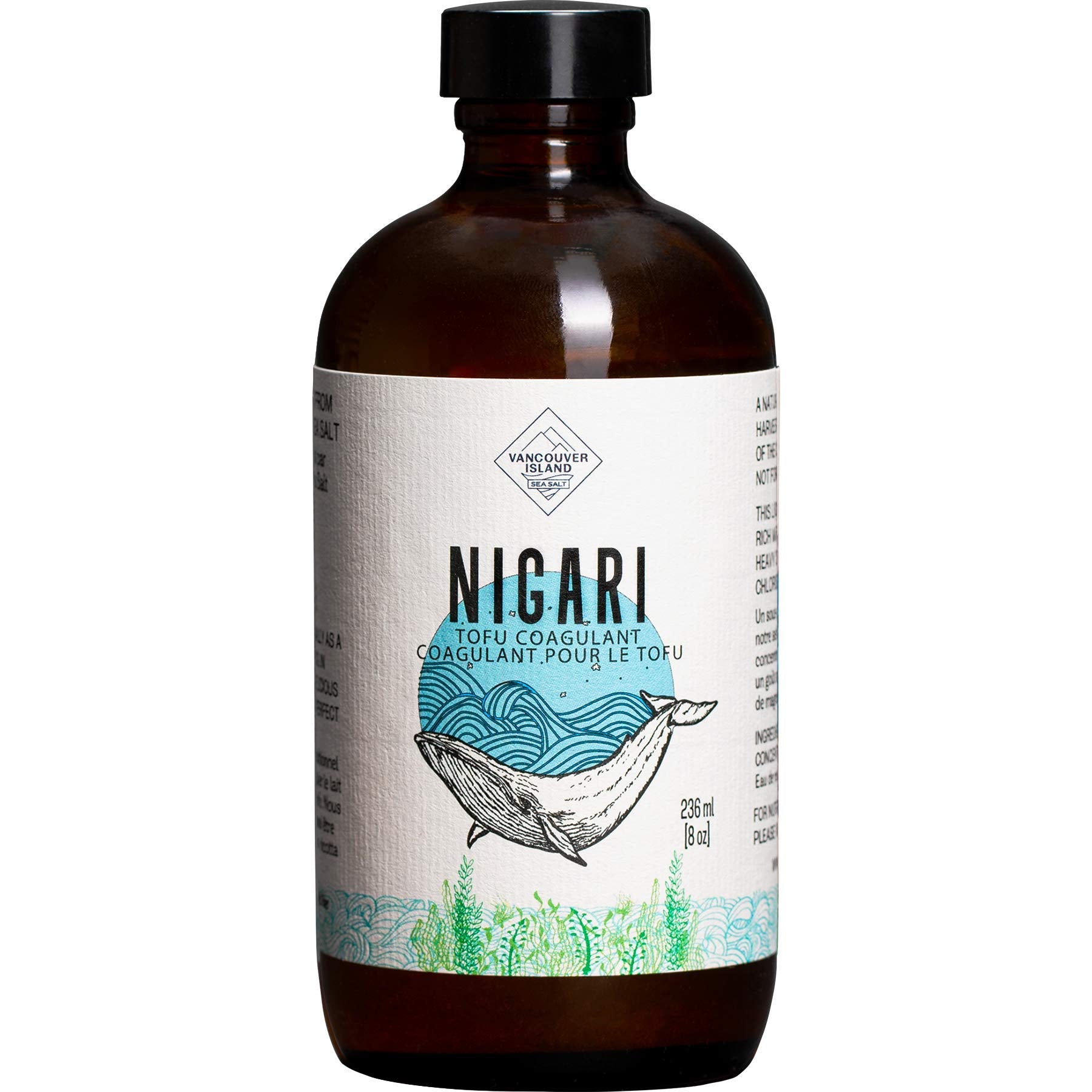 Vancouver Island Sea Salt Liquid Nigari Tofu Coagulant 227g front view
