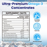 VANI Omega-3 Fish Oil Softgels bottle side view