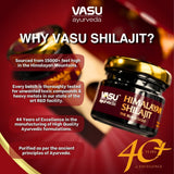 Vasu Himalayan Shilajit Resin with measuring spoon
