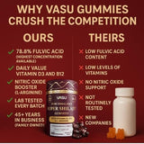 Vasu Shilajit Gummies showing ingredients list
