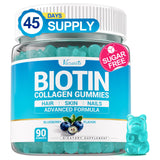 Vazatisi Biotin Gummies 15,000 mcg front view packaging