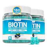 Vazatisi Biotin Gummies 180 count front view