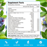 Vazatisi Biotin Gummies packaging side view