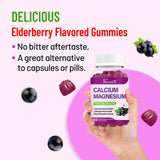 Vazatisi Calcium Gummies in a hand showing size