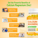 Vazatisi Calcium Gummies on a wooden table