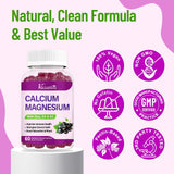Vazatisi Calcium Gummies packaging with health icons