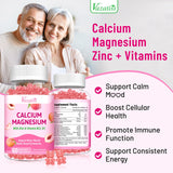 Vazatisi Calcium Magnesium Zinc Gummies ingredients list