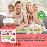 Vazatisi Calcium Magnesium Zinc Gummies on a wooden table