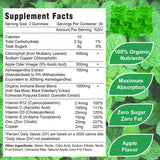 Vazatisi Chlorophyll Gummies apple flavour gummies close-up