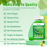 Vazatisi Chlorophyll Gummies displayed on a wooden table