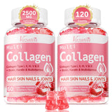 Vazatisi Collagen Gummies 300g front view with strawberry flavour