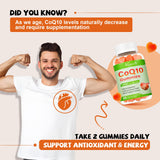 Vazatisi CoQ10 Gummies displayed with other supplements