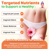 Vazatisi Feminine Balance Gummies 300g displayed with fresh pineapple