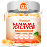 Vazatisi Feminine Balance Gummies 300g front view with pineapple flavour