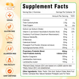 Vazatisi Feminine Balance Gummies 300g on a kitchen counter