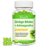 Vazatisi Ginkgo Biloba Gummies front view with apple flavour