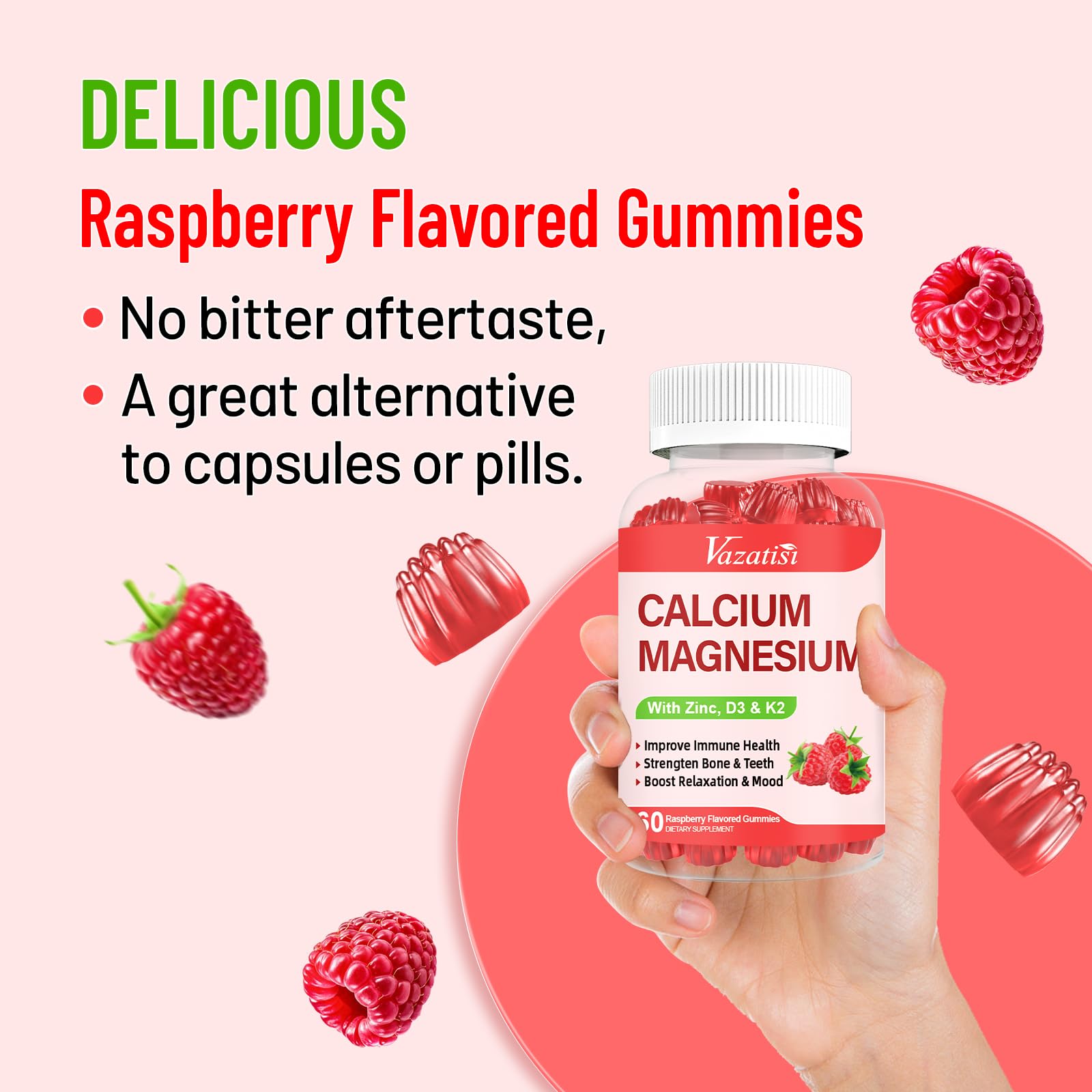 Vazatisi gummies in a bowl for easy serving