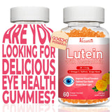 Vazatisi Lutein Gummies front view with orange flavour