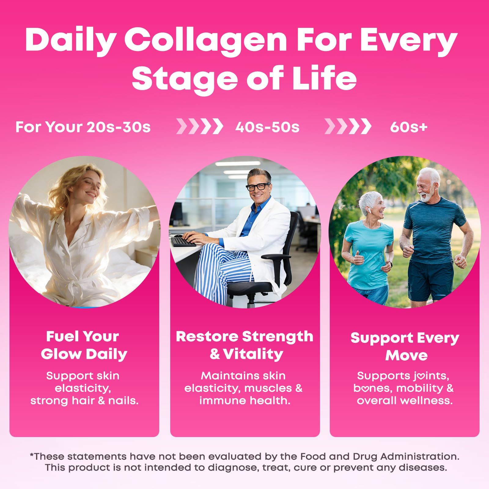 Vazatisi Multi-Collagen Gummies lifestyle scene with a glass of water
