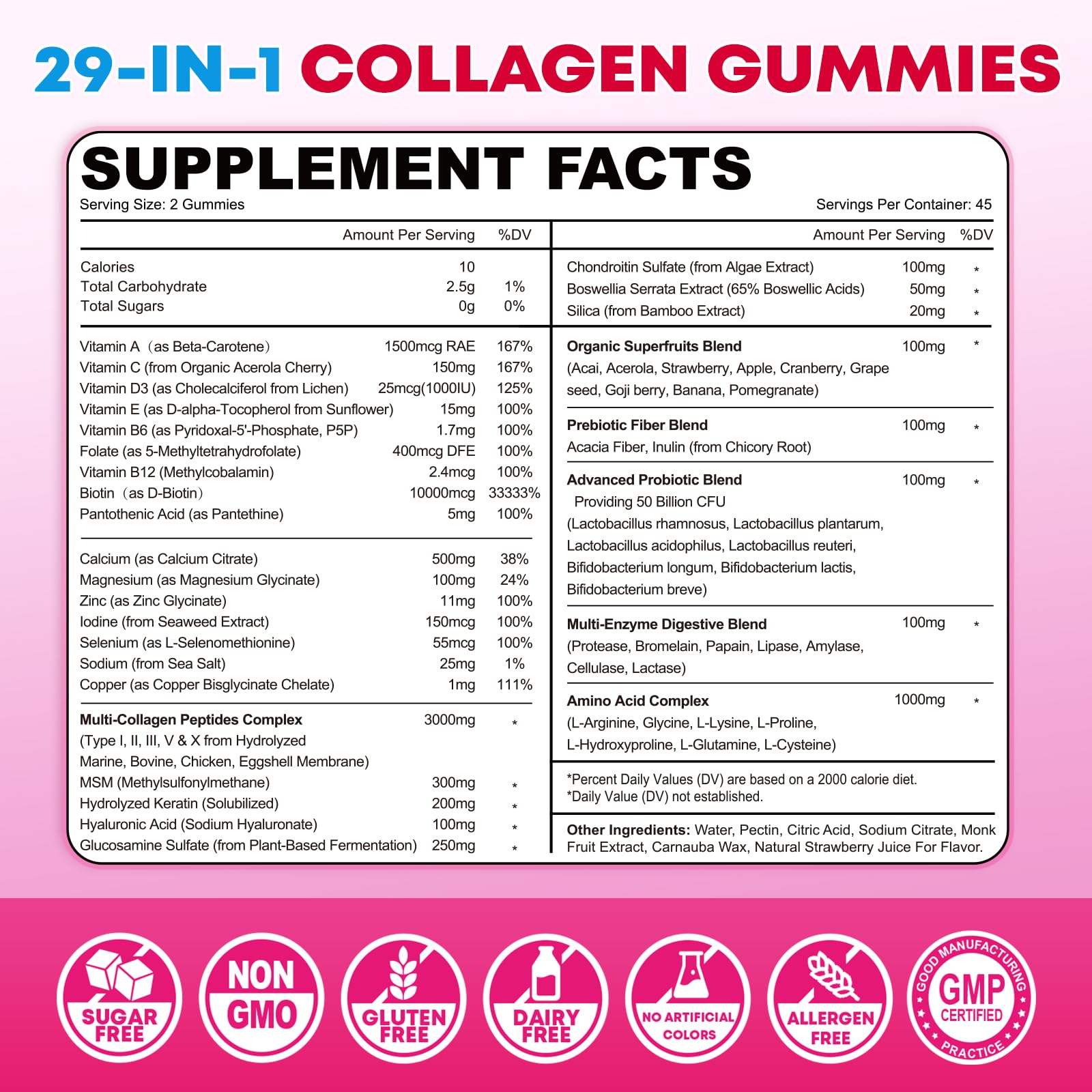 Vazatisi Multi-Collagen Gummies showing individual gummies