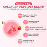 Vazatisi Multi-Collagen Peptides Gummies resealable bottle