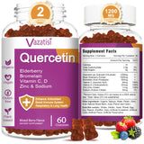 Vazatisi Quercetin Gummies bottle front view with label