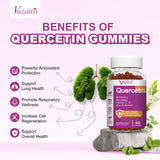 Vazatisi Quercetin Gummies showing mixed berry flavour