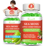 Vazatisi Sea Moss Gummies front view with apple flavour