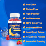 Vazatisi Sleep Gummies bottle with lid open