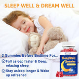 Vazatisi Sleep Gummies on a wooden table