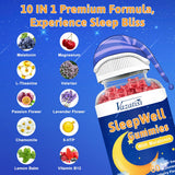 Vazatisi Sleep Gummies packaging side view