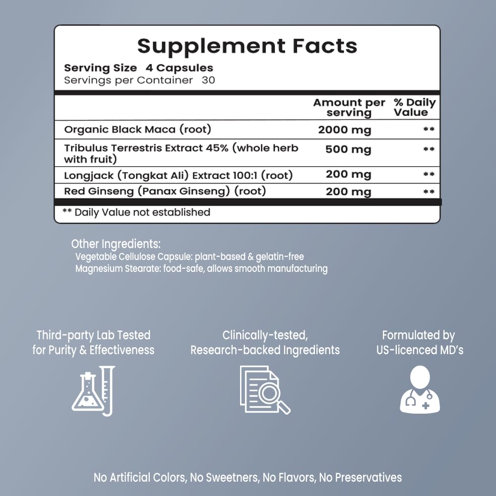 VB Health Drive support Ginseng Supplement packaging