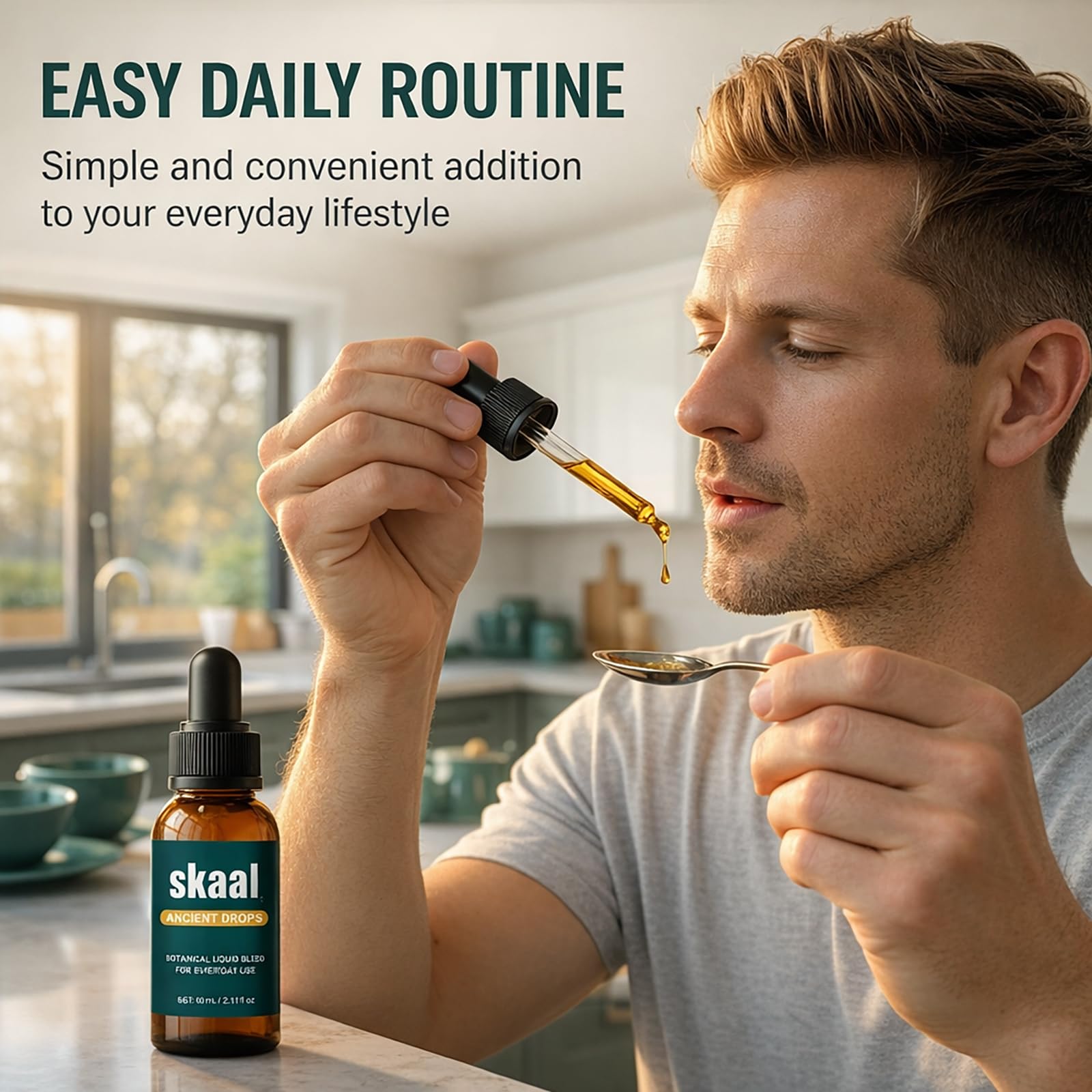 Vbolre Skaal Ancient Drops 60ml with lifestyle setting