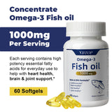 VBTOP Fish Oil Softgels displayed on a wooden table