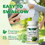 VBTOP Oregano Oil Softgels packaging and ingredients list