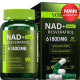 VCBIRD NAD+ Resveratrol Supplement 1200mg front view