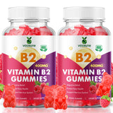 VCCHUYH Vitamin B2 400mg gummies front view with packaging