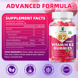 VCCHUYH Vitamin B2 400mg Gummies packaging side view