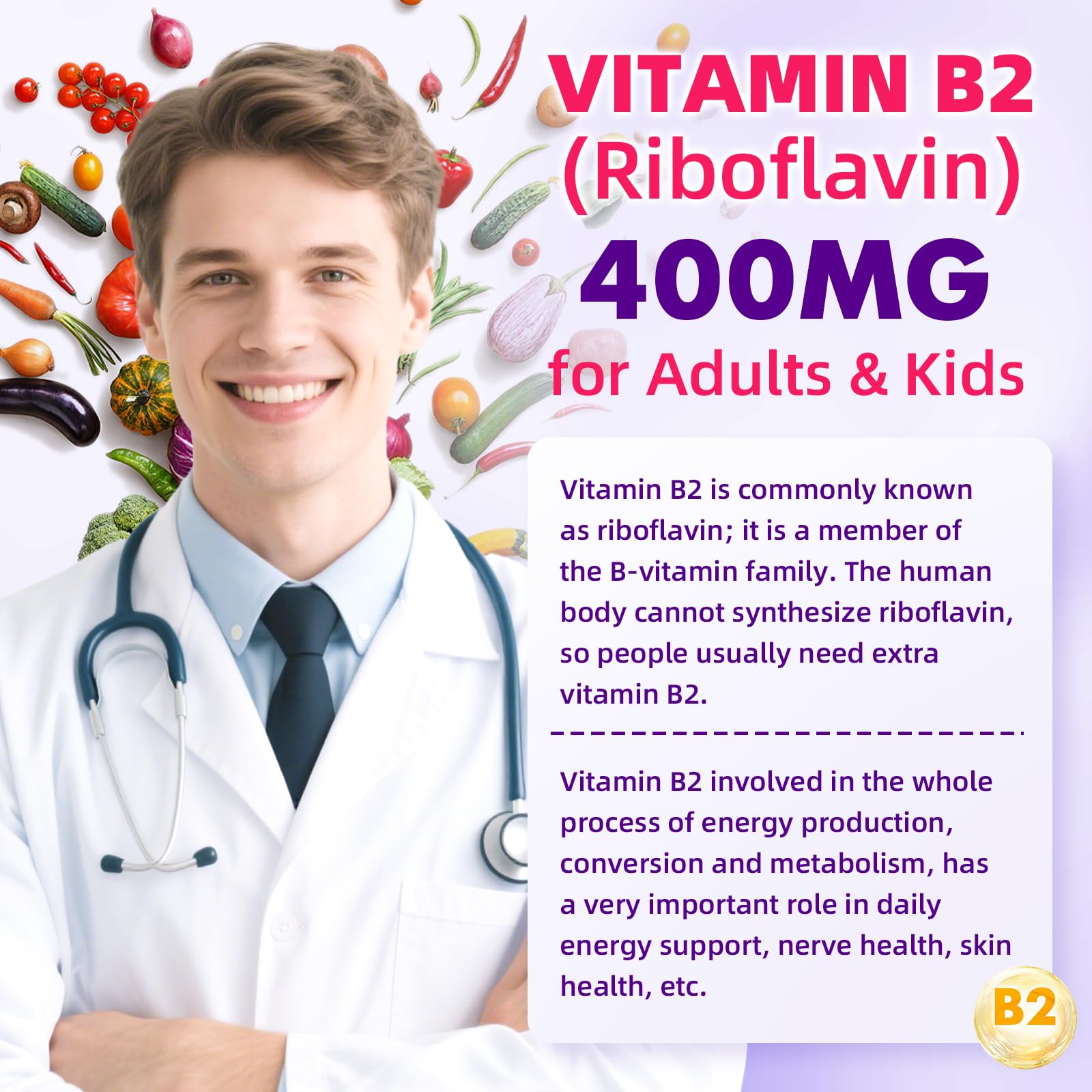 VCCHUYH Vitamin B2 gummies in a bowl with fresh raspberries