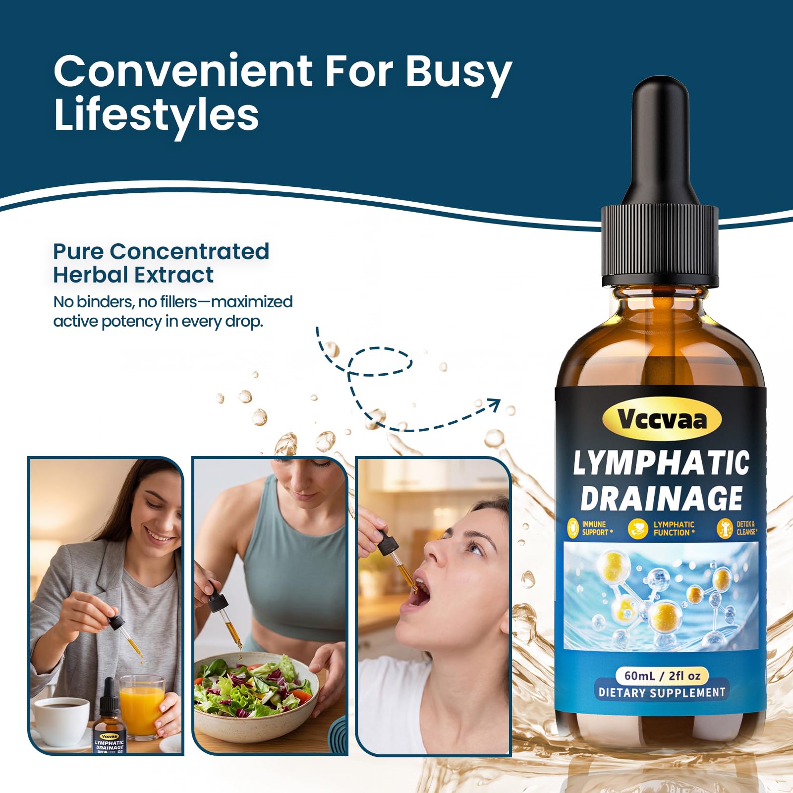 Vccvaa Echinacea Herbal Supplement 139g liquid packaging details