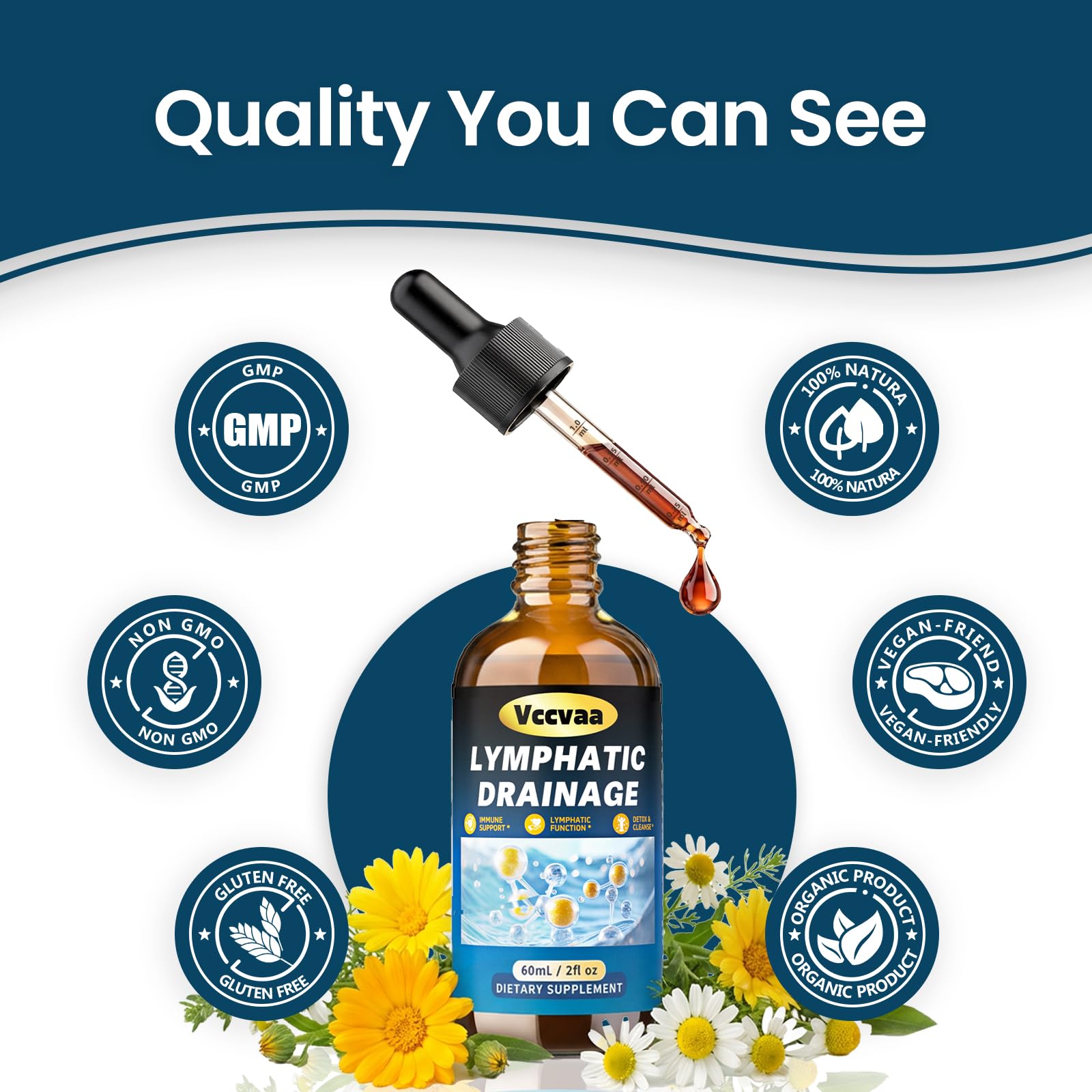 Vccvaa Echinacea Herbal Supplement 139g liquid with herbal ingredients