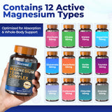 Vccvaa Magnesium Complex 700mg capsule bottle side view