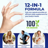 Vccvaa Magnesium Complex 700mg capsules in a hand