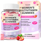 Vccvaa Multivitamin Gummies front view with strawberry flavour