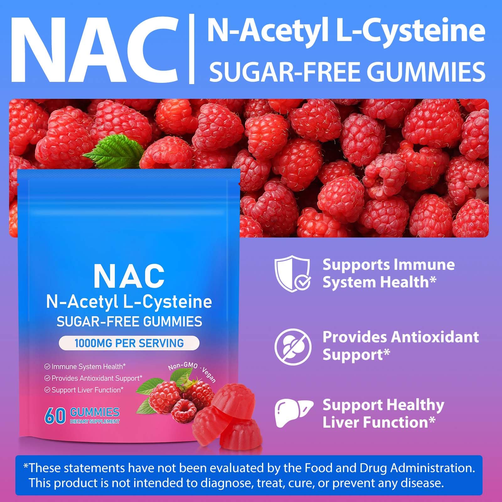 Vceeoy NAC Gummies 1000mg lifestyle scene with bottle and gummies