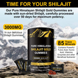 Vceeoy Shilajit Gummies showing the texture of the gummies