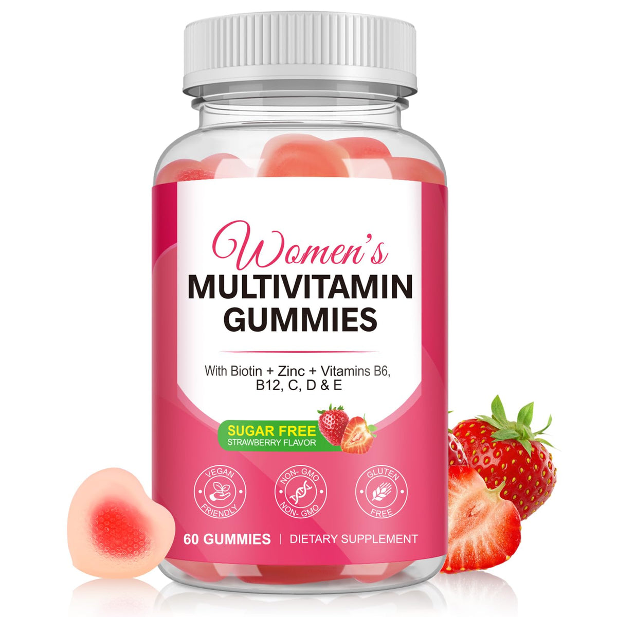 Vceeoy Women's Multivitamin Gummies front view with packaging