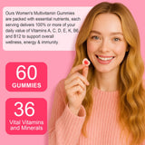 Vceeoy Women's Multivitamin Gummies ingredients list on packaging