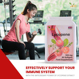 Ved Lycopene Soft Gels packaging with nutritional information