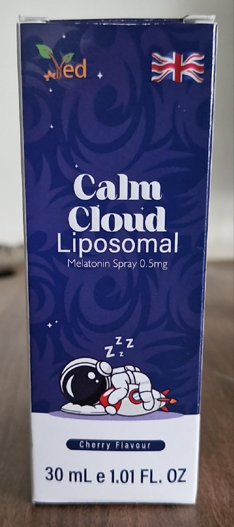 Ved Melatonin Sleep Assist Spray 30ml side view